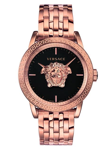 versace palazzo empire rose gold watch